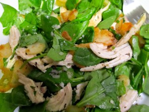 Spinach Salad (close up)
