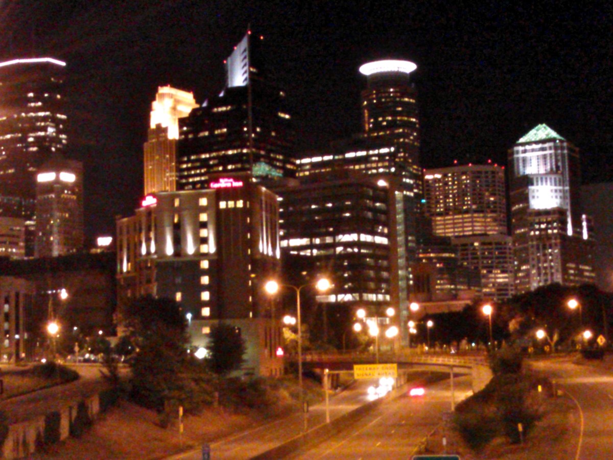 Minneapolis By Night, photo by Mike