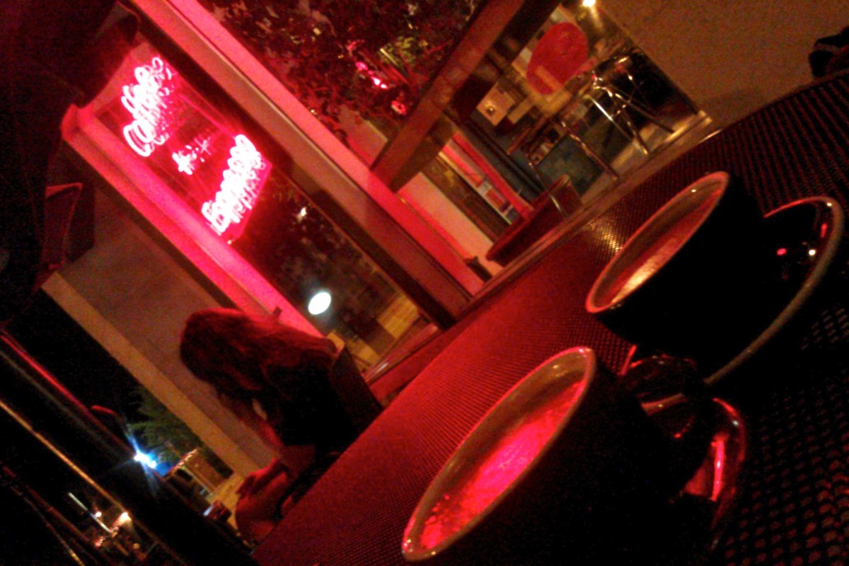 A night ride must: Spyhouse coffee before heading home, photo by Mike