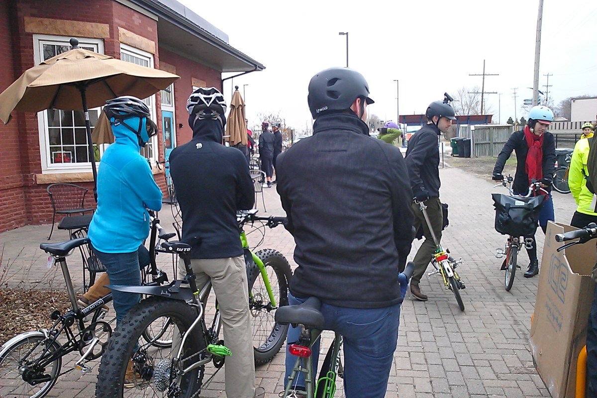 …we layered up for cold and wet conditions!